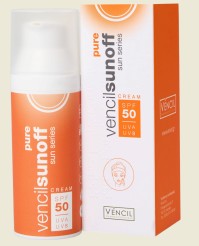 Vencil Sunoff Pure Cream SPF50 50ml (Αντηλιακή Κρέμα Προσώπου)