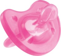 Chicco Πιπίλα Όλο Σιλικόνη Ροζ 12m+ 02713-10