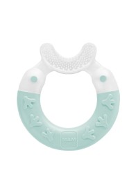 Mam Bite & Brush Πολυκρίκος Καθαρισμού Δοντιών από Σιλικόνη 560B για 3+ μηνών, Τιρκουάζ