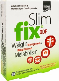 Intermed Slim Fix ODF Συμπλήρωμα Διατροφής για Ενίσχυση του Μεταβολισμού σε Διασπειρόμενες Ταινίες, 28τεμ