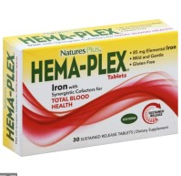 Natures Plus Hema Plex Συμπλήρωμα Διατροφής Με Εξαιρετική Φόρμουλα Για Τη Βελτίωση Της Ποιότητας Του Αίματος 30 ταμπλέτες