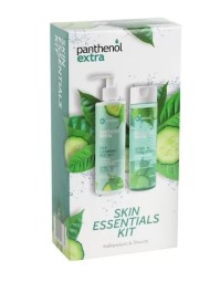 Medisei Panthenol Extra Σετ Skin Essentials Kit Καθαρισμός & Τόνωση / Απαλό γαλάκτωμα 250ml και Tονωτική Λοσιόν Καθαρισμού Προσώπου 200ml
