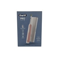 Oral-B Pro Series 1 Ηλεκτρική Οδοντόβουρτσα Ροζ 1τμχ & Θήκη Ταξιδιού