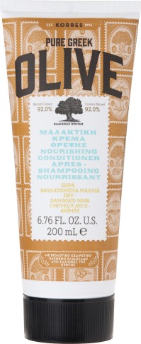 Korres Pure Greek Olive Μαλακτική Κρέμα Θρέψης για Ξηρά-Αφυδατωμένα Μαλλιά 200ml