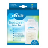 Dr. Browns Breastmilk Storage Bags Σακουλάκια Αποθήκευσης Μητρικού Γάλακτος 25 τεμάχια