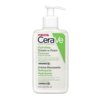 Cerave Hydrating Cream to Foam Cleanser Κρέμα καθαρισμού που απομακρύνει το μακιγιάζ και καθαρίζει απαλά & σε βάθος την επιδερμίδα, προσφέροντας ενυδάτωση όλη την μέρα 236ML