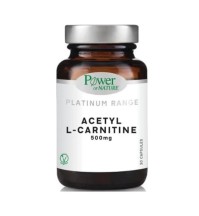 Power Health Platinum Range Acetyl L-Carnitine Ακέτυλο L-καρνιτίνη 500mg 30 κάψουλες