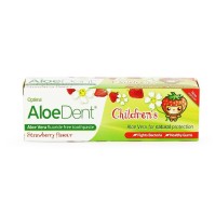 Optima Aloe Dent Strawberry Childrens Toothpaste Οδοντόκρεμα για Παιδιά με Αλόη & Γεύση Φράουλα 50ml