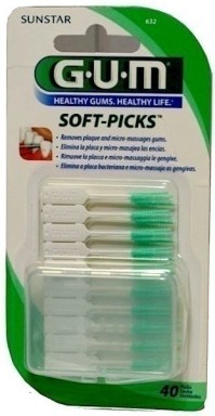 GUM SOFT PICKS X40 632