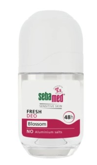 Sebamed Fresh Deodorant Blossom Roll-On - Απαλό Αποσμητικό χωρίς Αλουμίνιο 50ml