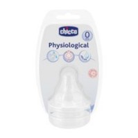 CHICCO ΘΗΛΗ ΣΙΛΙΚΟΝΗ ΚΑΝΟΝΙΚΗ ΡΟΗ 0m+ 2τμχ