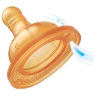 CHICCO ΘΗΛΗ ΚΑΟΥΤΣΟΥΚ ΚΑΝΟΝΙΚΗ ΡΟΗ 0m+ 2τμχ