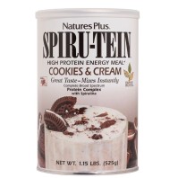 Natures Plus Spiru-Tein High-Protein Energy Meal με Γεύση Cookies & Cream 525gr