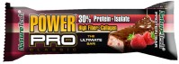 NatureTech Power Pro Classic Higher Fiber & Collagen Μπάρα με 30% Πρωτεΐνη & Γεύση Σοκολάτα Φράουλα 80gr