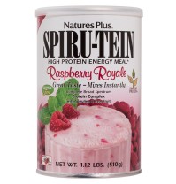 Natures Plus Spiru-Tein Shake 1,12lbs Raspberry Royale  510gr - Συμπλήρωμα διατροφής δίνει ενέργεια και ζωτικότητα, καταπολεμά την κούραση, μπορεί να χρησιμοποιηθεί σαν υποκατάστατο γεύματος.