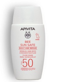 Apivita Bee Sun Safe Daily Age Repair SPF50 – Αντηλιακή Κρέμα Προσώπου για Πανάδες & Ρυτίδες 50ml