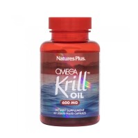 Natures Plus Omega Krill Oil 400mg 60 μαλακές κάψουλες