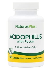 Natures Plus Acidophilus με Πηκτίνη για την Αντιμετώπιση Γαστρεντερικών Διαταραχών 30 κάψουλες