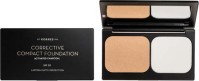 Korres Activated Charcoal Corrective Compact Foundation SPF20 ACCF1 Διορθωτικό Make Up Υψηλής Κάλυψης 9,5ml