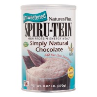 Natures Plus Spiru-Tein Simply Natural Πρωτεϊνούχο Ρόφημα για τον Έλεγχο του Βάρους με Γεύση Σοκολάτα 370gr