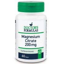 Doctors Formulas Magnesium Citrate 200mg Συμπλήρωμα Διατροφής, 60tabs