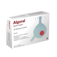 Epsilon Health Algoral, Συμπλήρωμα διατροφής για την αντιμετώπιση της γαστρο-οισοφαγικής παλινδρόμησης 36 Μασώμενα Δισκί