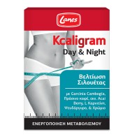 Lanes Kcaligram Day & Night, Συμπλήρωμα Διατροφής για το Αδυνάτισμα, 60 ταμπλέτες
