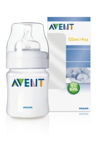 Avent Anti-Colic Πλαστικό Μπιμπερό Κατά των Κολικών & της Δυσφορίας,0m+ Θηλή Σιλικόνης Αργής Ροής 0% BPA 125ml SCF810/17