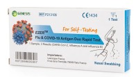 Genesis Ezer Flu & Covid-19 Antigen Rapid Test 1τμχ