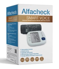 Alfacheck Smart Voice Πιεσόμετρο Μπράτσου με Φωνητική Λειτουργία 1τμχ