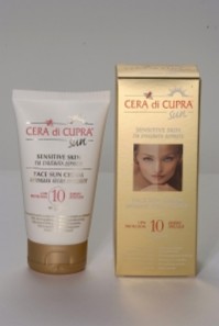 Cera di Cupra Sun Cream for Sensitive Skin Αντηλιακή Κρέμα Προσώπου SPF10 75ml