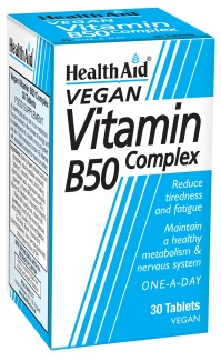 HEALTH AID B50 Vegan Complex Prolonged Release tablets 30s