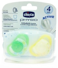 CHICCO PHYSIO ACTIVE LUMI ΣΙΛΙΚΟΝΗ 4+ 2τμχ