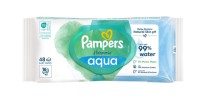 Pampers μωρομάντηλα harmonie aqua 99% νερό 48 baby wipes