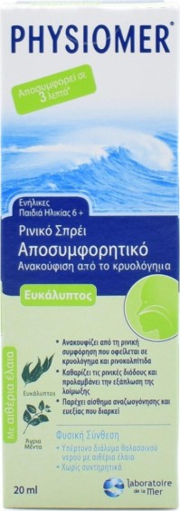 Physiomer Hypertonic Eucalyptus Pocket Size 20ml