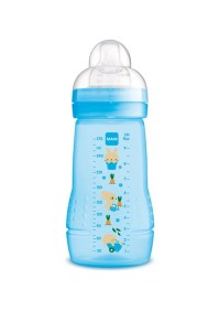 Mam Πλαστικό Μπιμπερό Easy Active™ Baby Bottle 360SB με Θηλή Σιλικόνης για 2+ μηνών Μπλε, 270ml