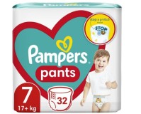 Pampers Πάνες Pants Jumbo Pack Νο7 (17+kg) 32τμχ