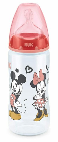 Nuk First Choice Disney Bottle (10.741.828) Μπιμπερό με Δείκτη Ελέγχου Θερμοκρασίας 6-18m, 300ml
