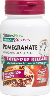 Natures Plus Pomegranate 400mg Συμπλήρωμα Διατροφής Ρόδι Για Την Ενίσχυση Ανοσοποιητικού 30 ταμπλέτες