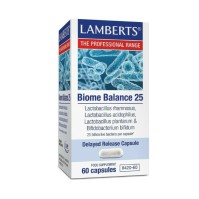 Lamberts Biome Balance 25 με Προβιοτικά και Πρεβιοτικά 60 κάψουλες