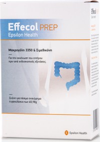 Epsilon Health Effecol PREP Σκόνη για Πόσιμο Εναιώρημα για την κένωση του Εντέρου πριν από Ενδοσκοπικές Εξετάσεις, 4 sachets x 60,98 gr