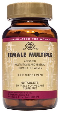 Solgar Female Multiple Συμπλήρωμα Διατροφής Πολυβιταμινών για Γυναίκες, 60 Ταμπλέτες