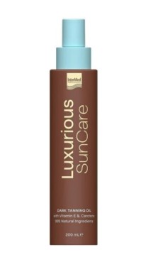 Intermed Luxurious Sun Care Dark Tanning Oil Ξηρό Λάδι Σώματος Έντονου Μαυρίσματος 200ml