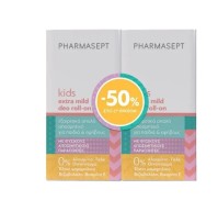 Pharmasept Promo (-50% στο 2ο προϊόν) Kids Extra Mild Deo Roll-on Αποσμητικό για Παιδιά & Εφήβους, 2x50ml
