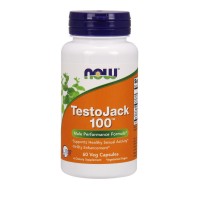 Now Foods Testojack 100, 100mg Συμπλήρωμα Διατροφής για την Αύξηση της Φυσικής Τεστοστερόνης & της Ενέργειας 60veg.caps