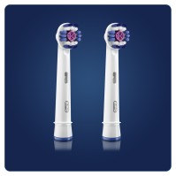 Oral-B 3D White Κεφαλές Βουρτσίσματος Με Τεχνολογία CleanMaximiser, Συσκευασία 2 Ανταλλακτικών