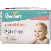 Pampers wibes sensitive 2in12x80 160 wipes