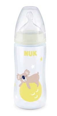 NUK First Choice Plus Night Μπιμπερό με Έλεγχο Θερμοκρασίας (10.527.941), 6-18m, 300ml