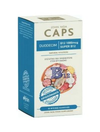 JOHN NOA CAPS DUODECIM B12 NATURAL SUPPLEMENT 30CAPS