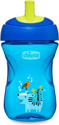 Chicco Ποτήρι Εκπαιδευτικό  Με Καλαμάκι Chicco Advanced 266ml